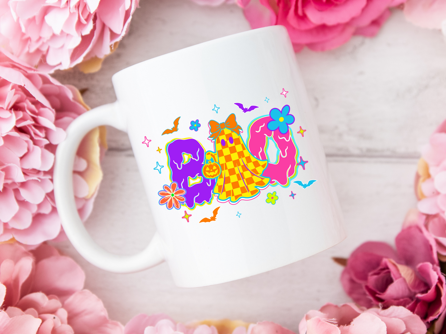 Boo Neon Tasse