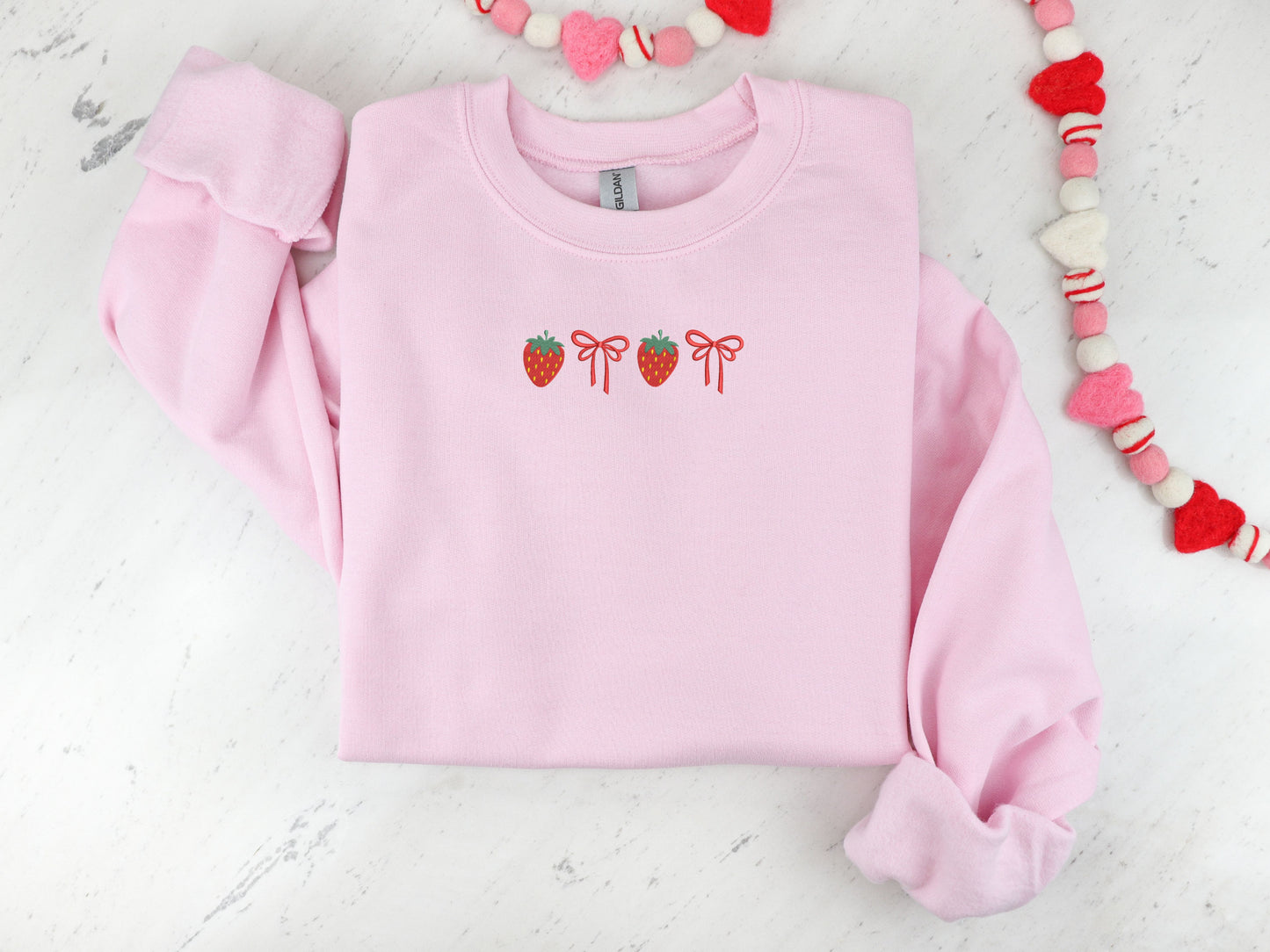 Strawberry Bow - Rosa