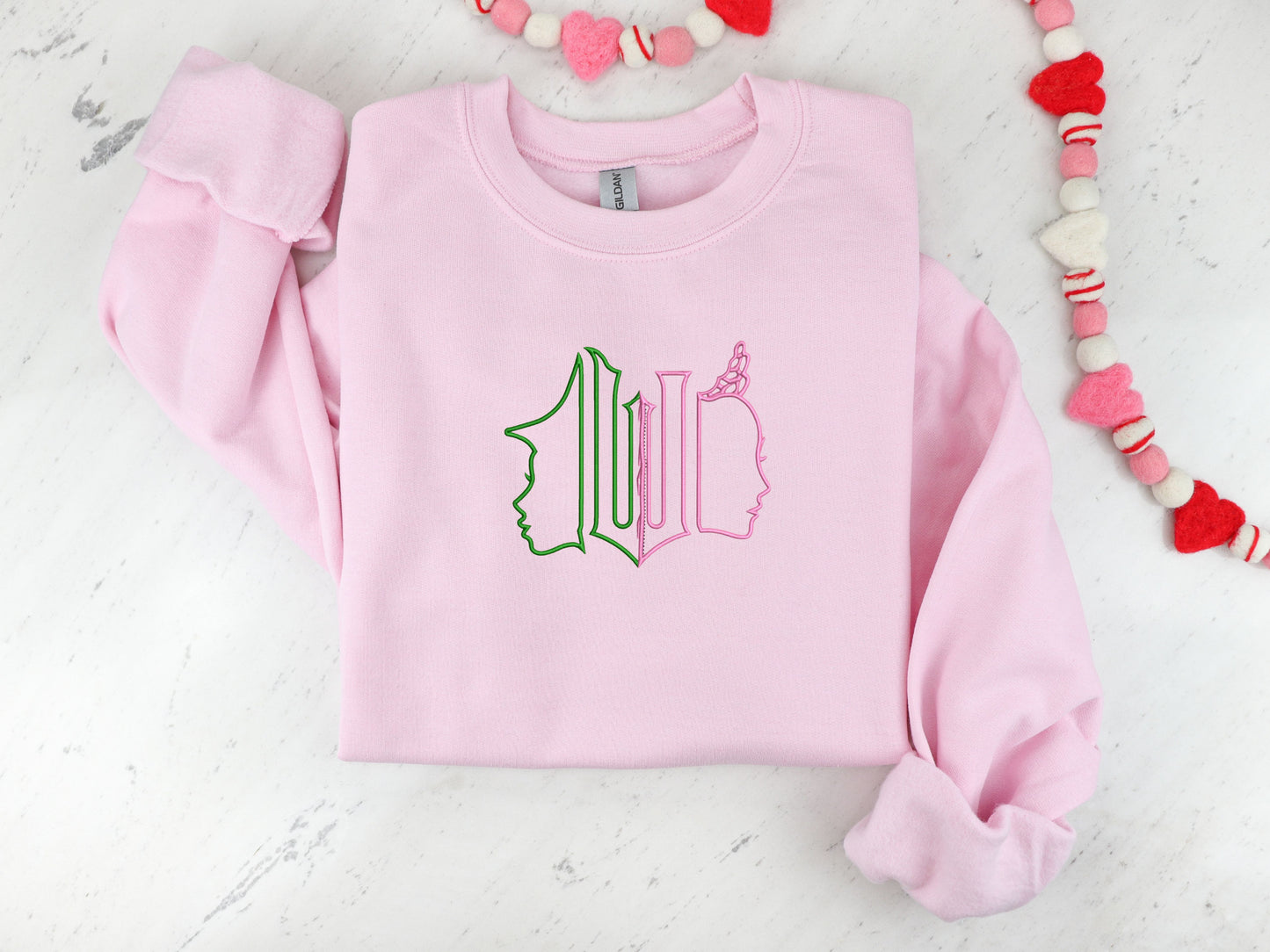 green/pink Witch - rosa