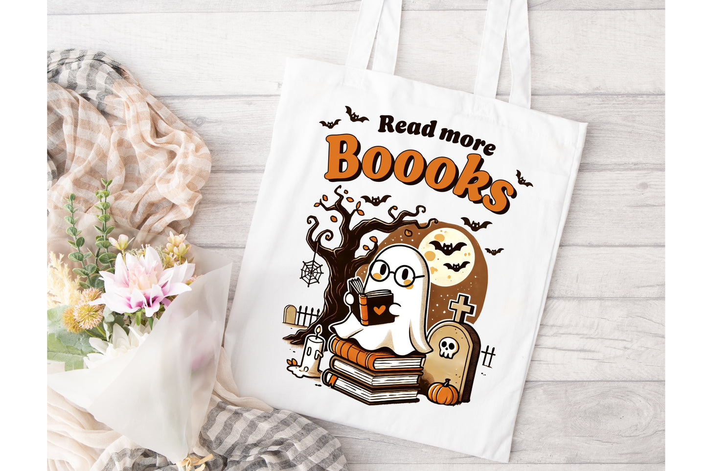 Read more Boooks Tote Bag