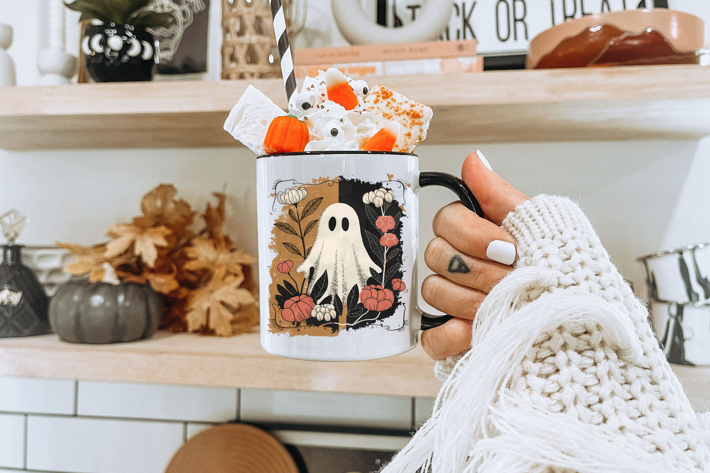 Boho Ghosty Tasse