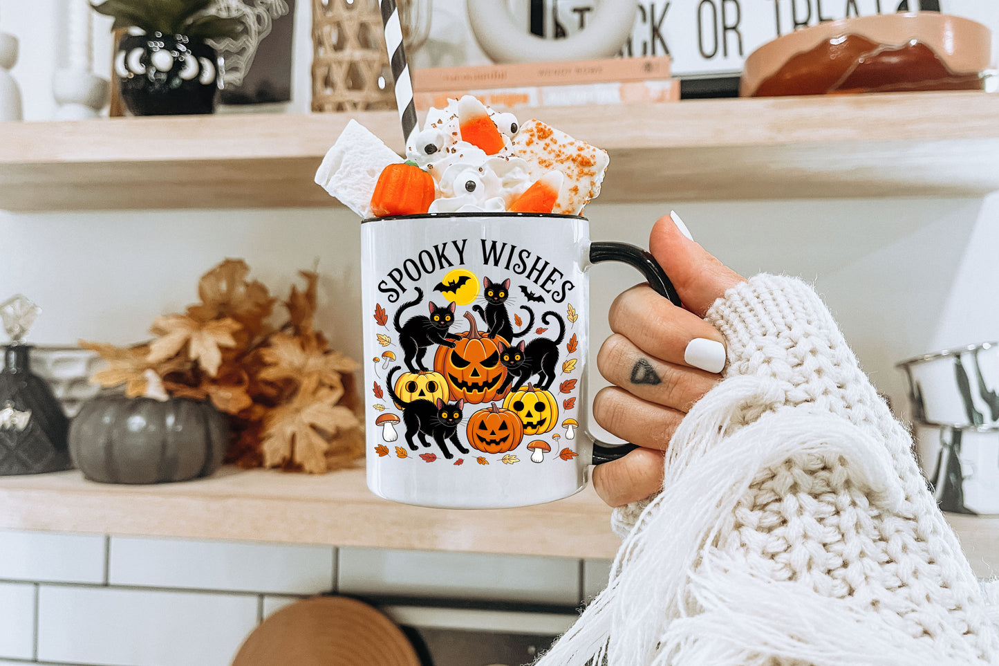 Spooky Wishes Tasse