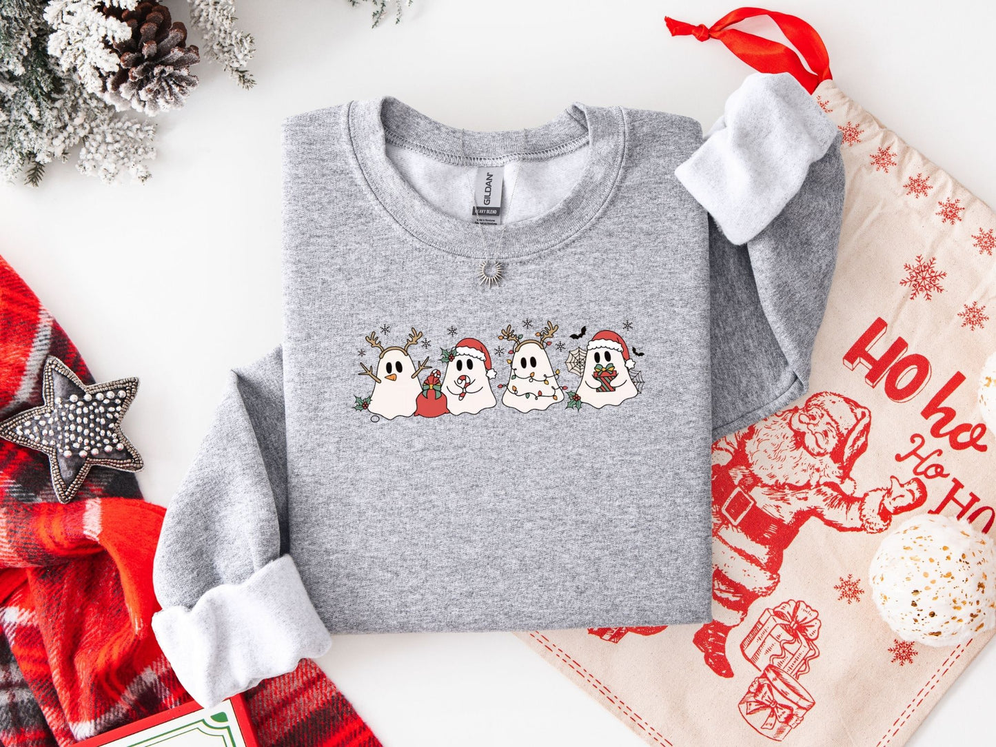Christmas Ghosts - bis 5 XL - verschiedene Farben