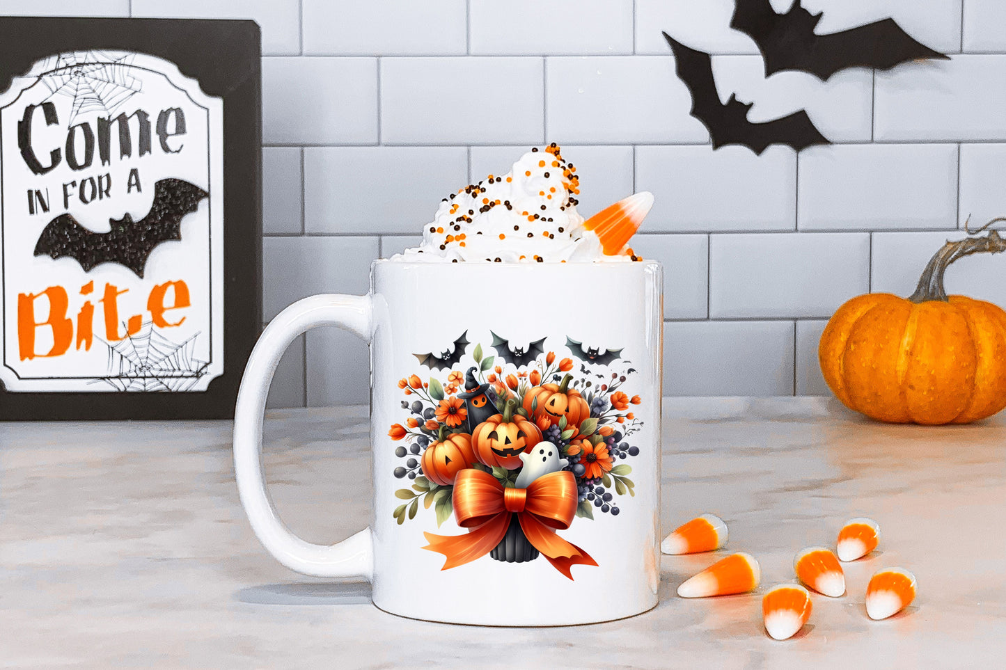 Halloween Strauß Tasse