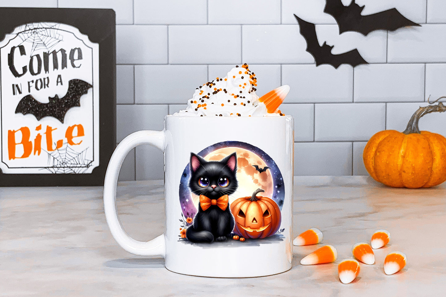 Halloween Kitty Tasse