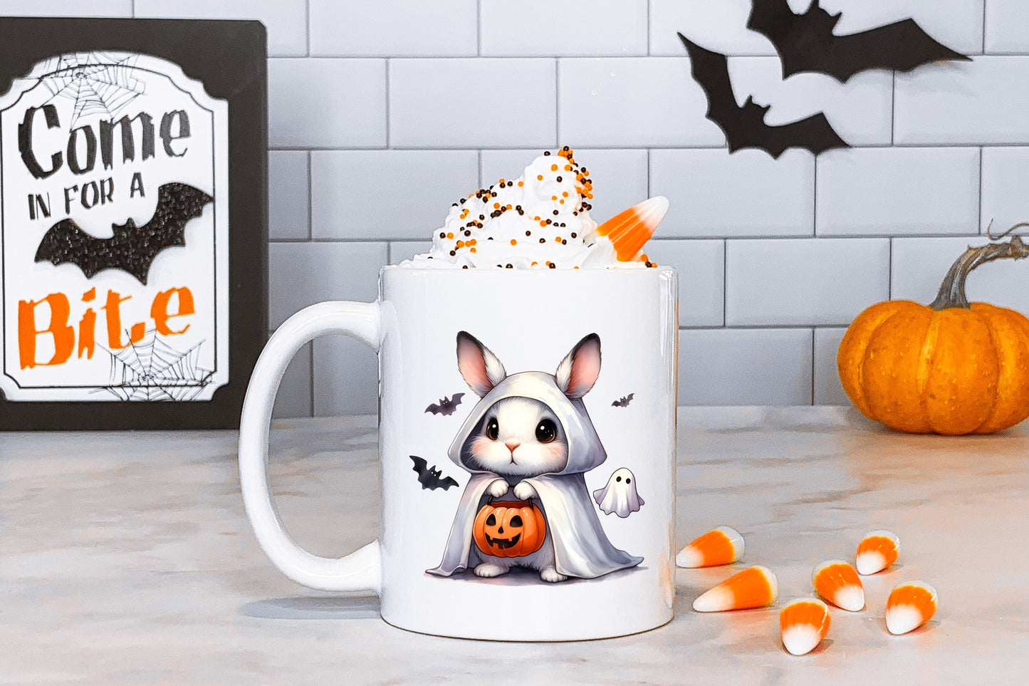 Halloween Hase Tasse