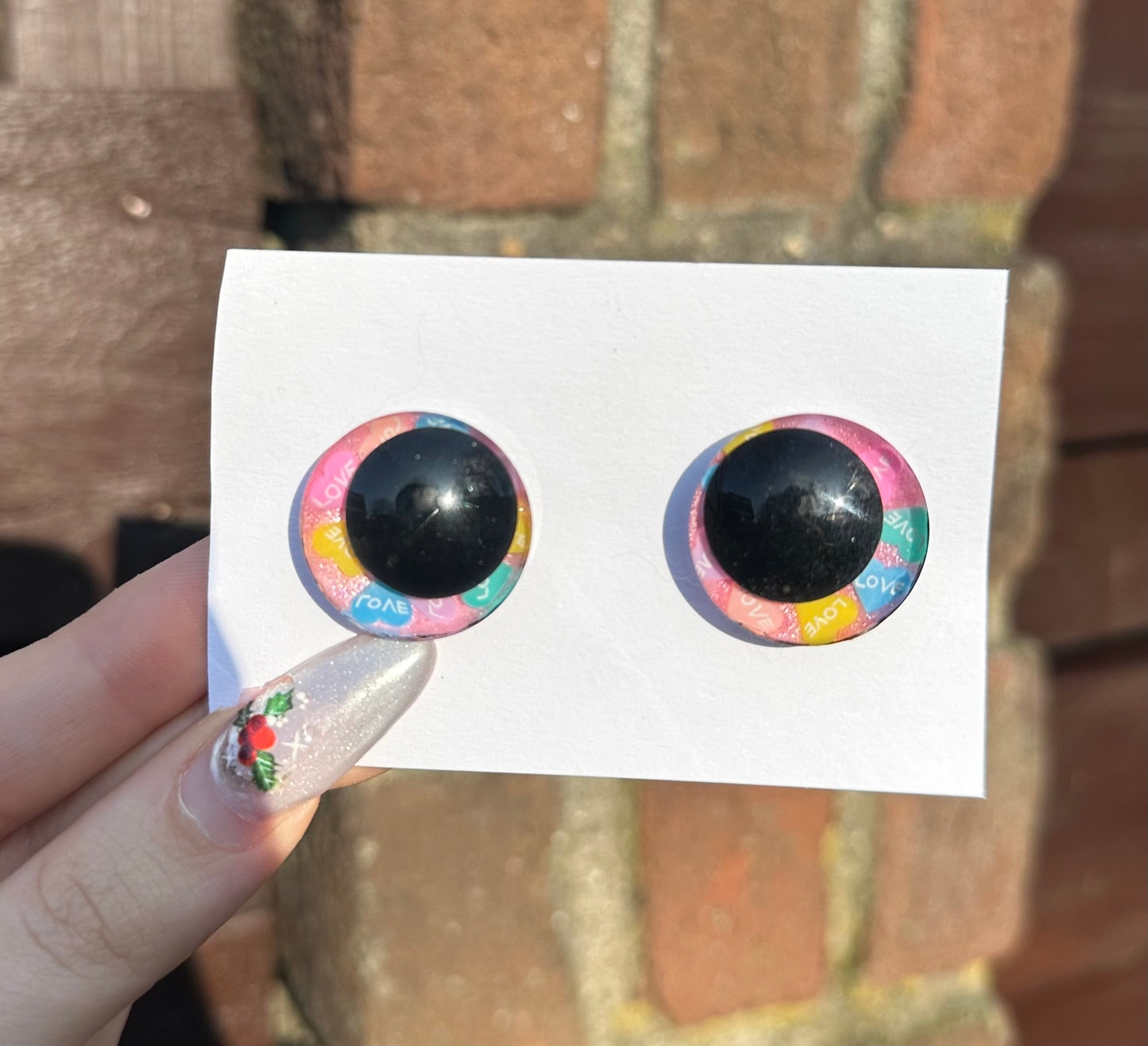 Love Hearts Sicherheitsaugen 25mm