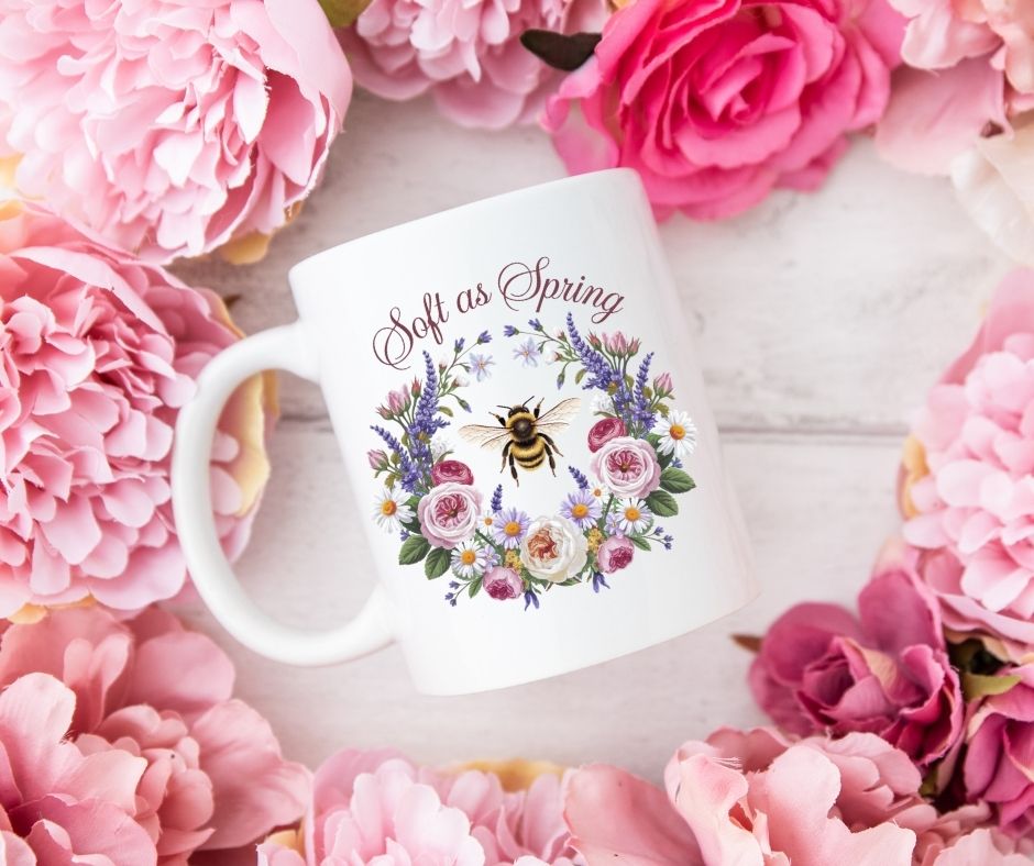 Spring bee Tasse