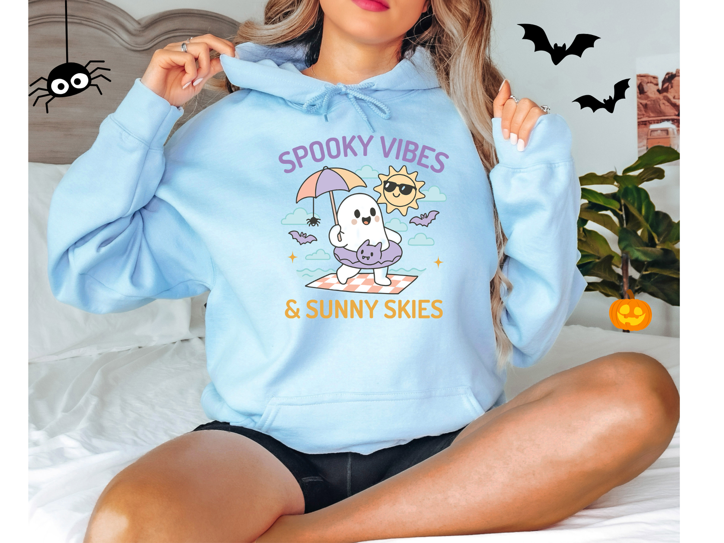 Spooky Vibes - babyblue