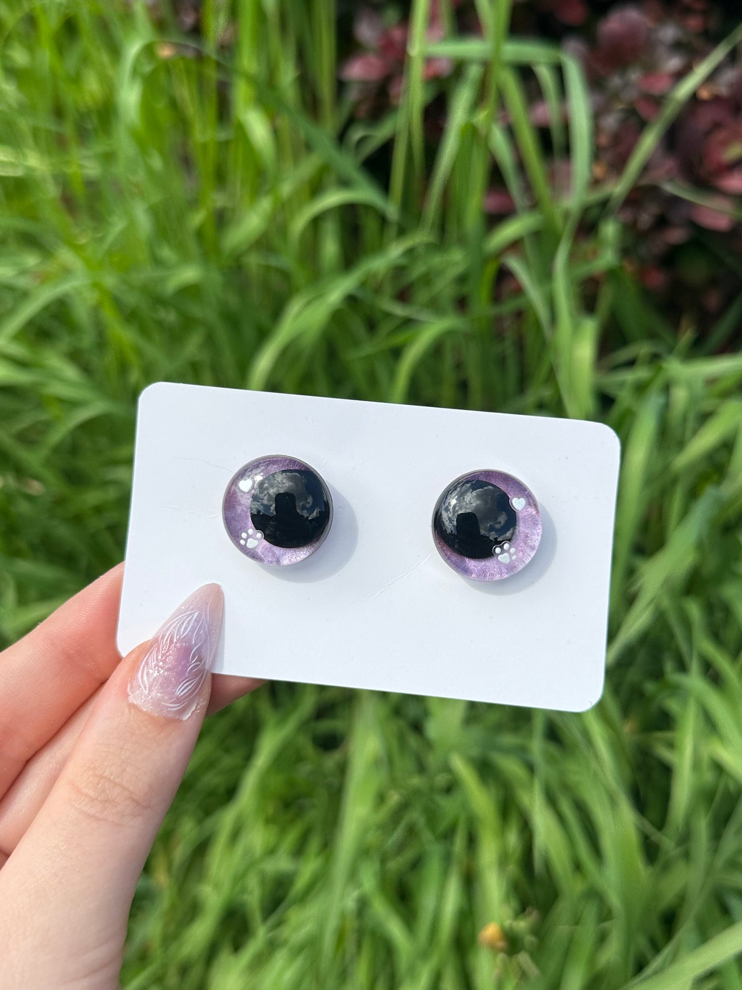 Sicherheitsaugen 20mm lilac paws