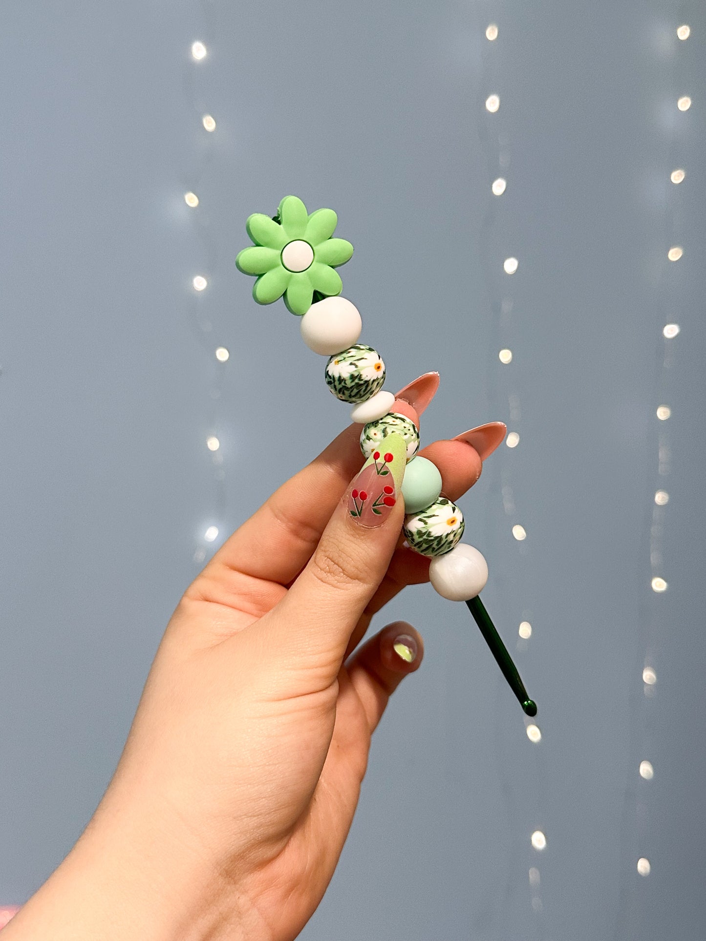Häkelnadel 4mm Mint Blume