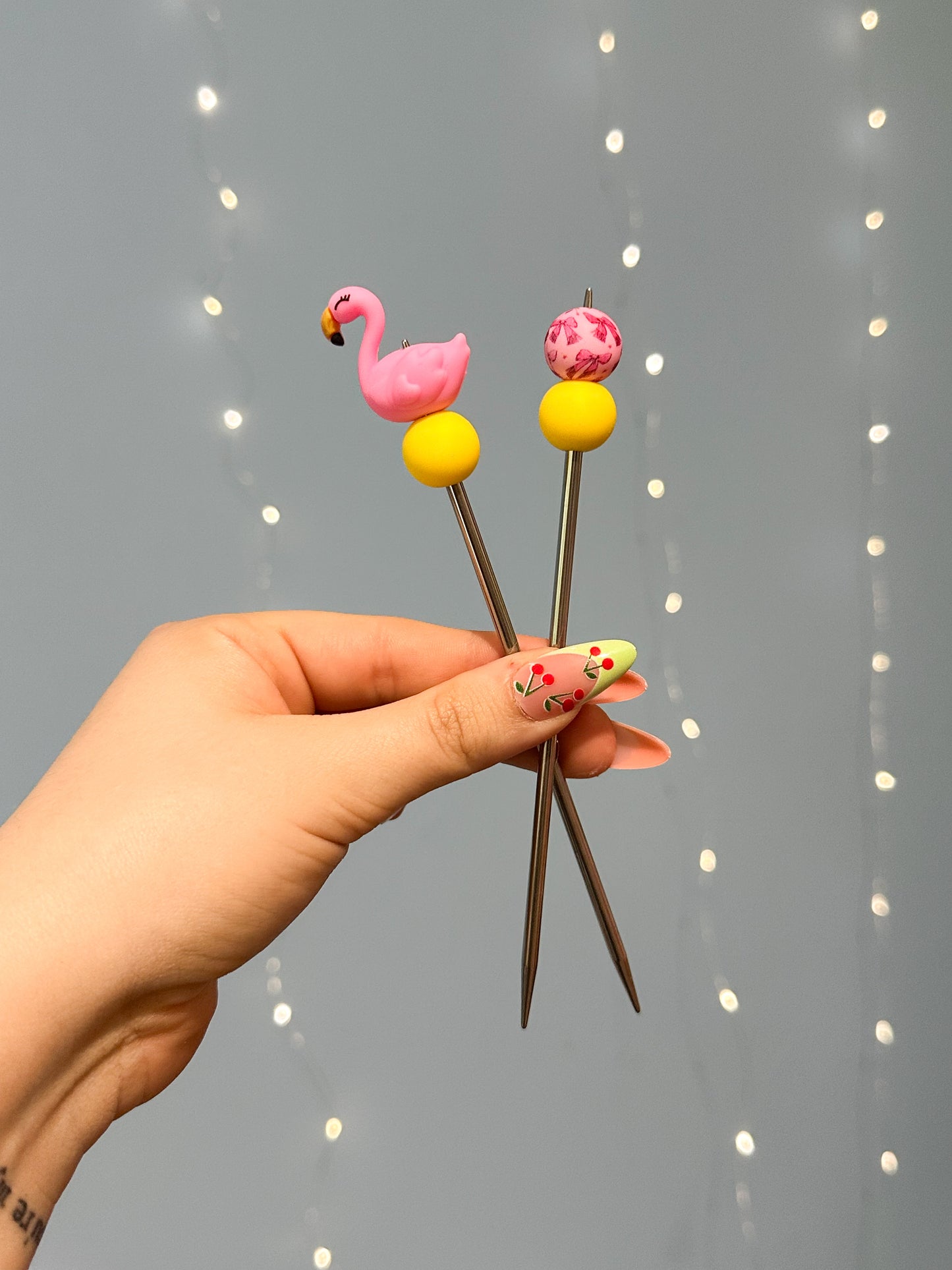 Amigurumi Sticks Flamingo