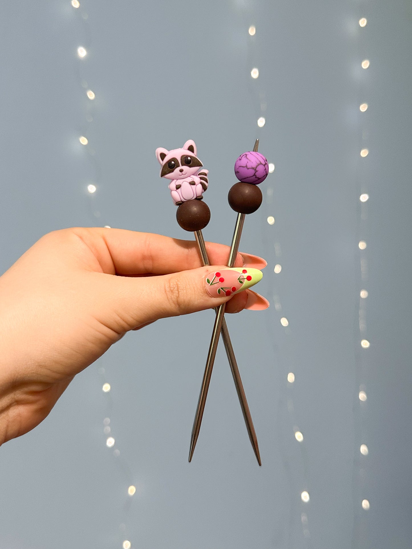 Amigurumi Sticks Waschbär