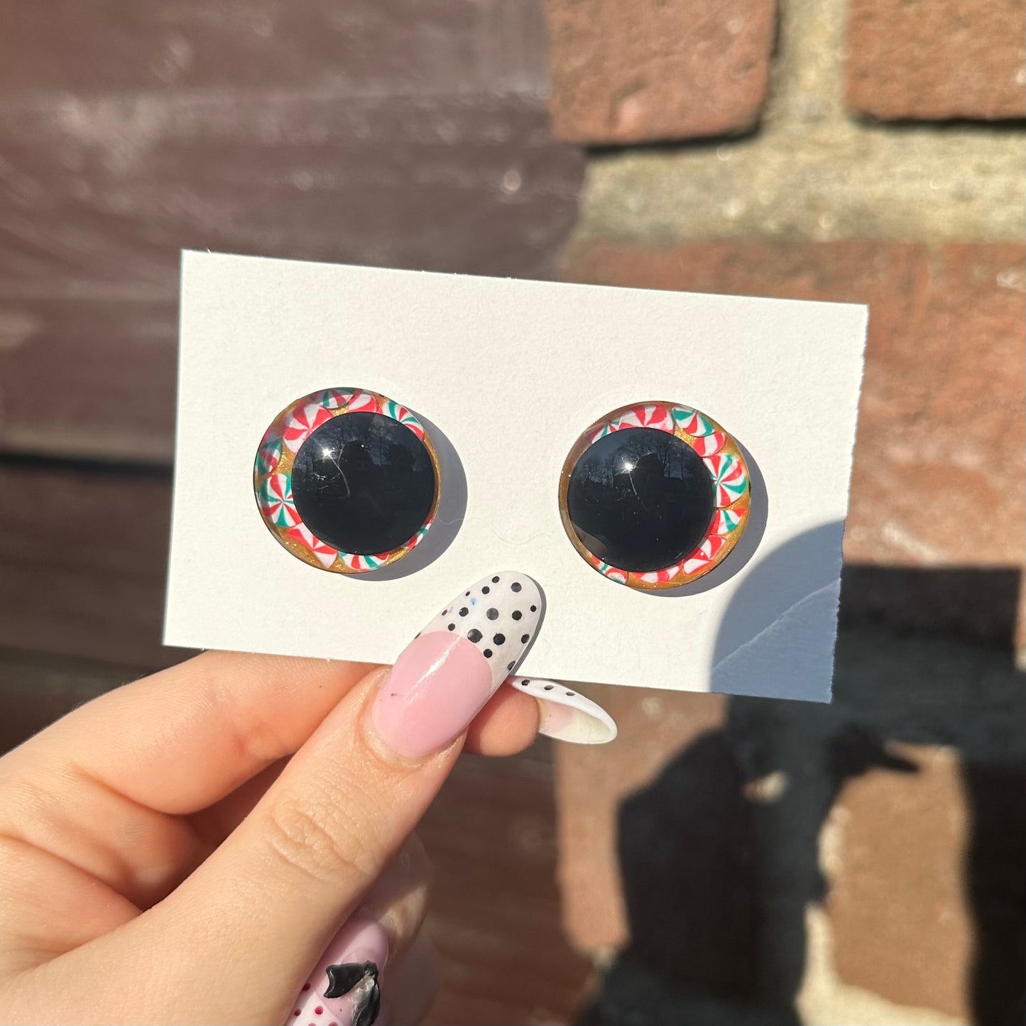 Pfefferminz Sicherheitsaugen 25mm