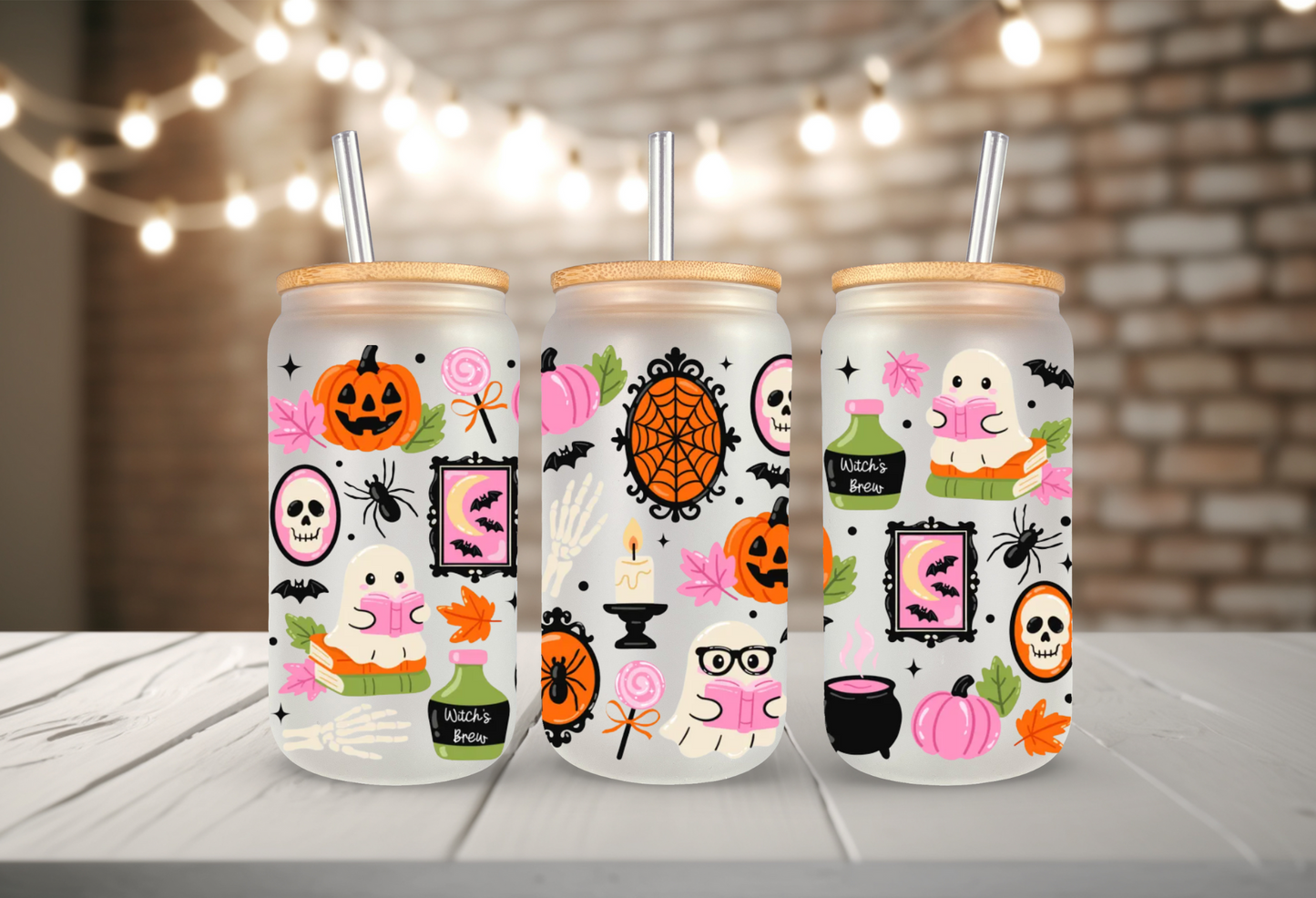 Witchy Boo Crew Glas