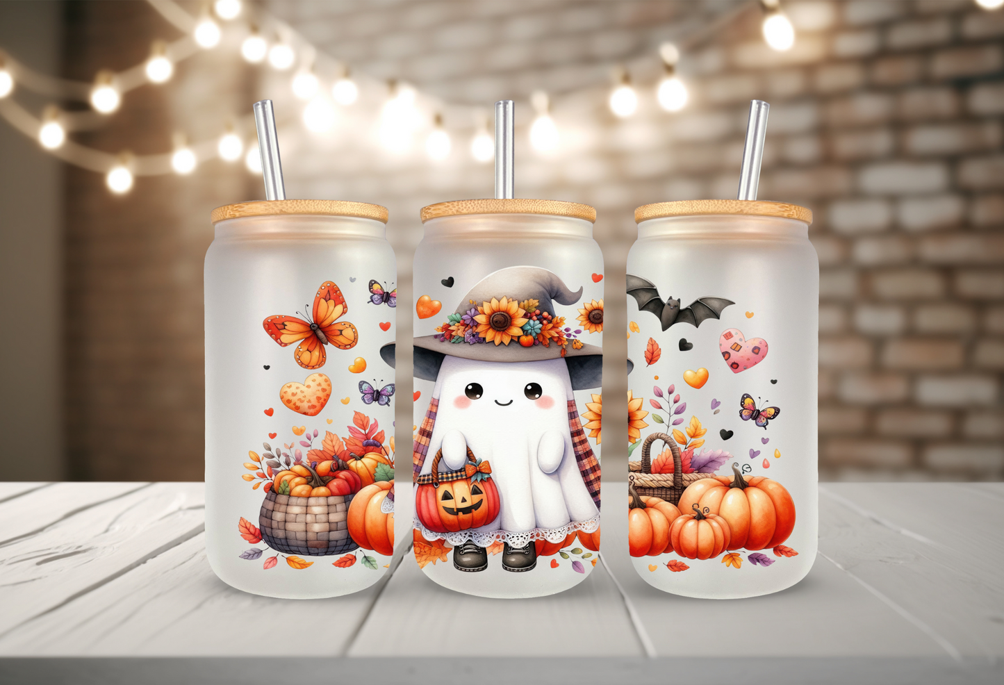 Trick or Treat Ghosty Glas