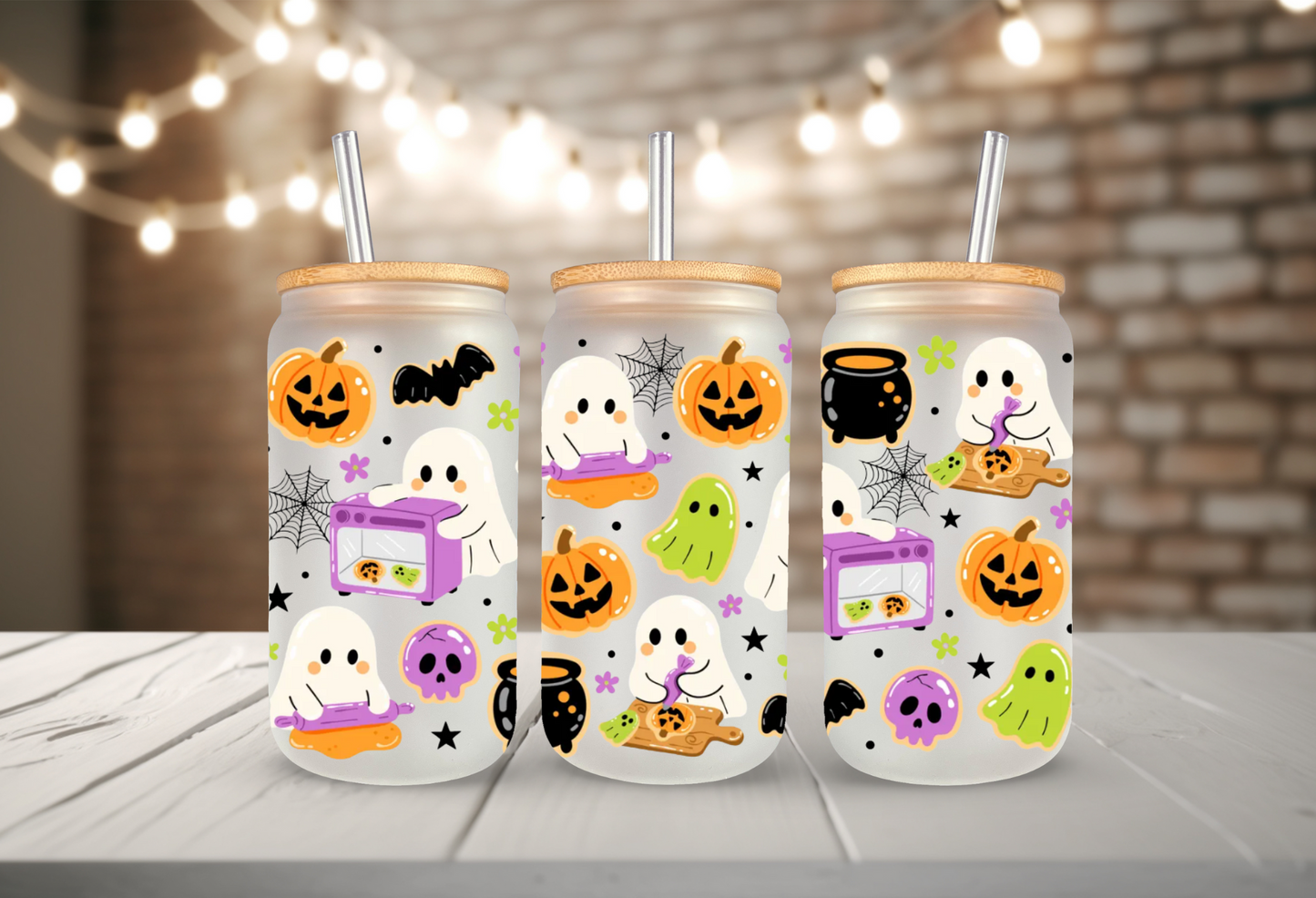 Ghosty baking Glas