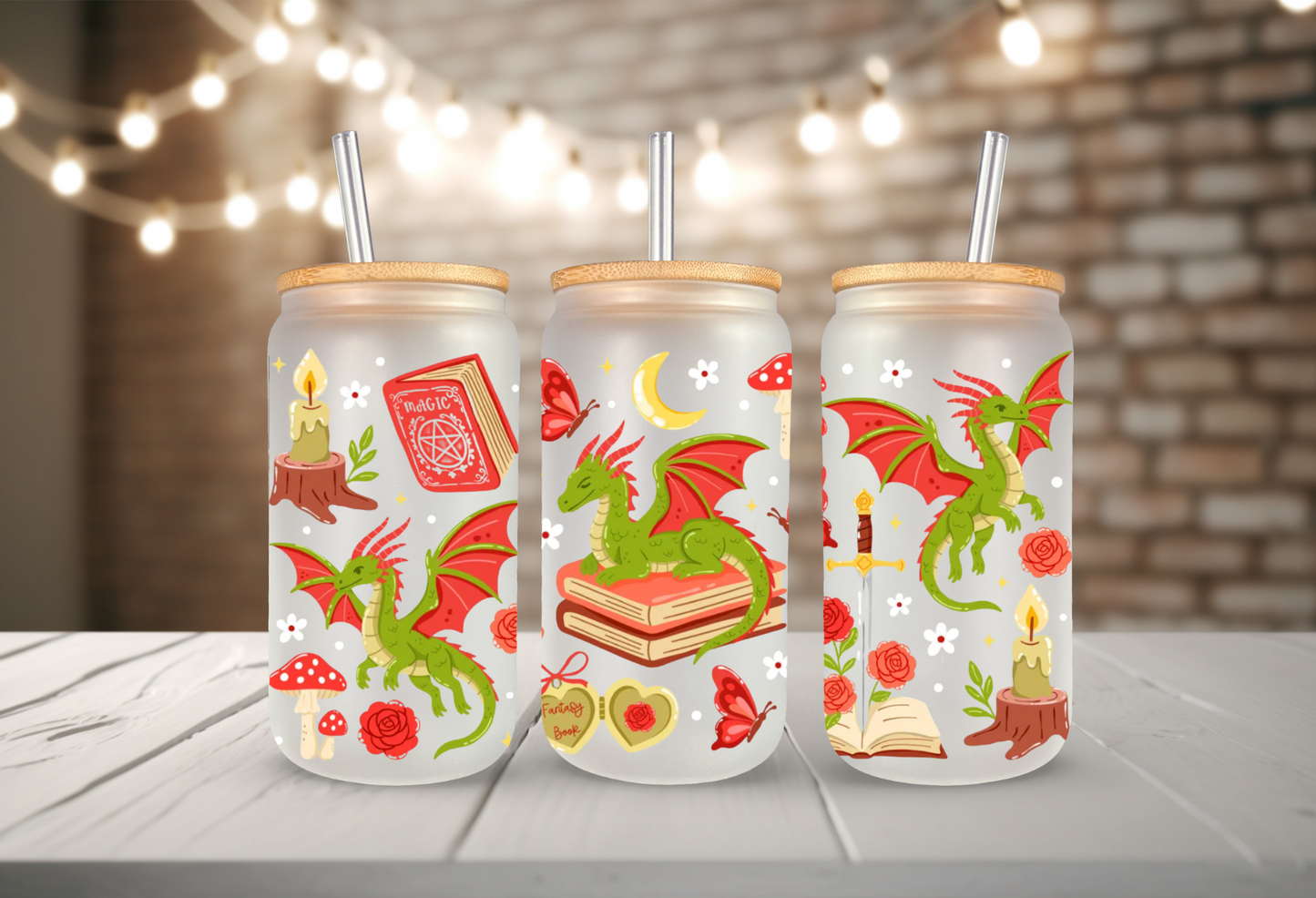 Dragon Fantasy Glas