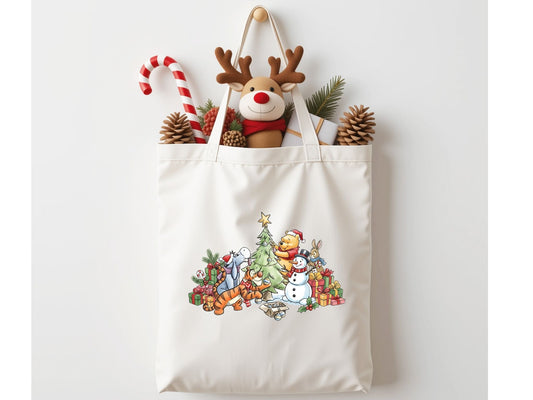 Honigbär Weihnachten Tote Bag