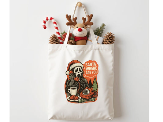 Santa where are you Tote Bag