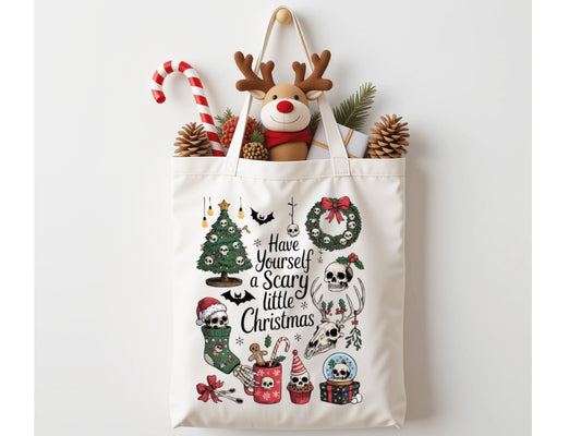 Scary little Christmas Tote Bag