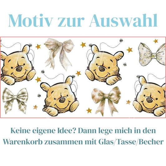 Honig Bär Schleifen Motiv