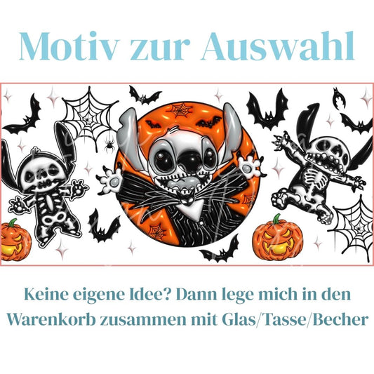 Kürbis Alien Motiv