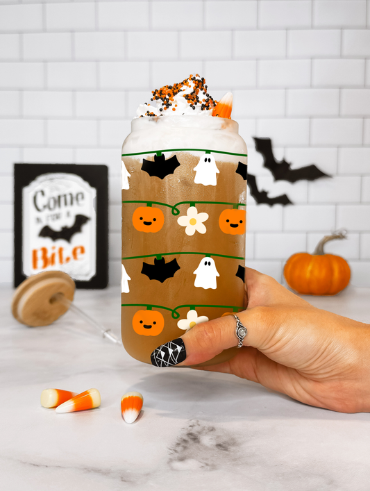 Halloween Girlande Glas