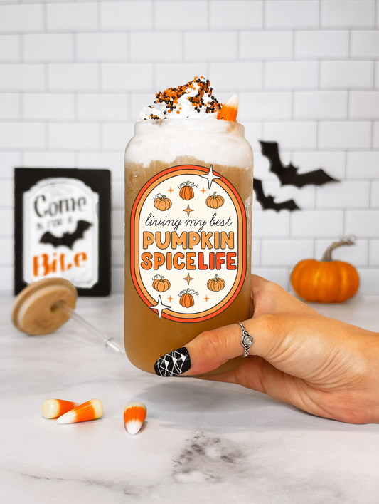 Pumpkin Spice Glas