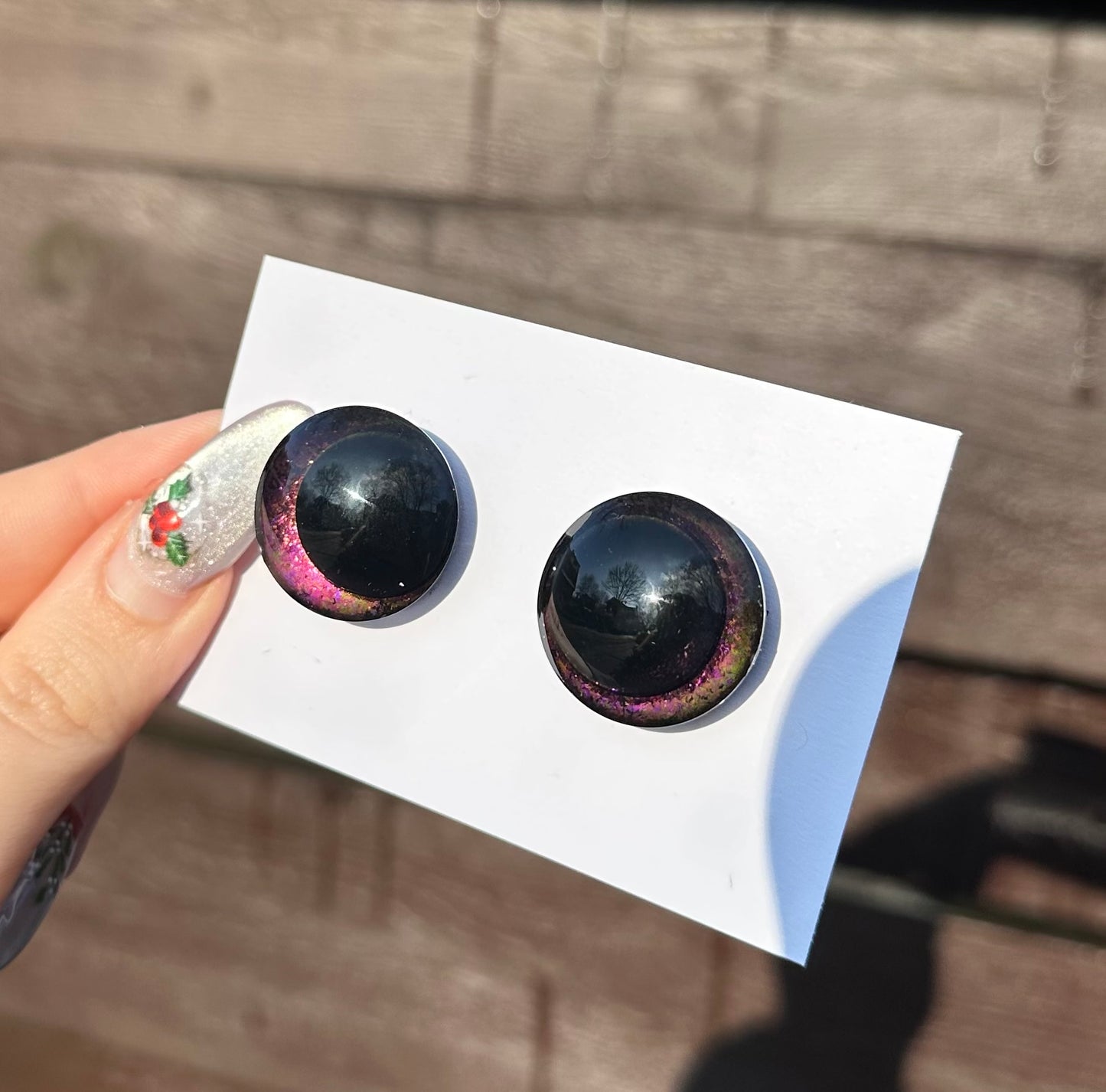 Fuchsia Sicherheitsaugen 16-25mm