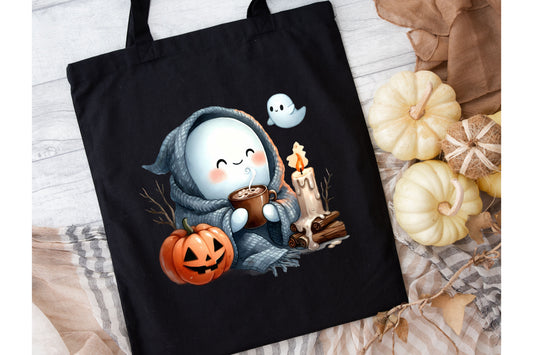 Cozy Ghosty Tote Bag