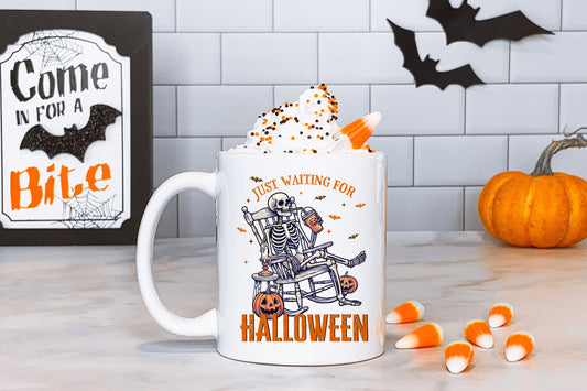 Waiting for Halloween Tasse