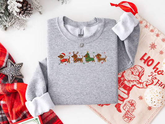 Weihnachtsdackel - bis 5 XL - verschiedene Farben