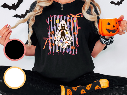 Ghosty and Cat Retro - verschiedene Farben