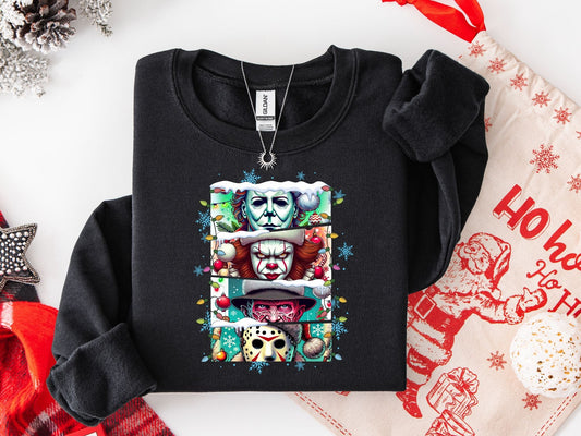 Christmas Horror Friends - bis 5 XL - verschiedene Farben