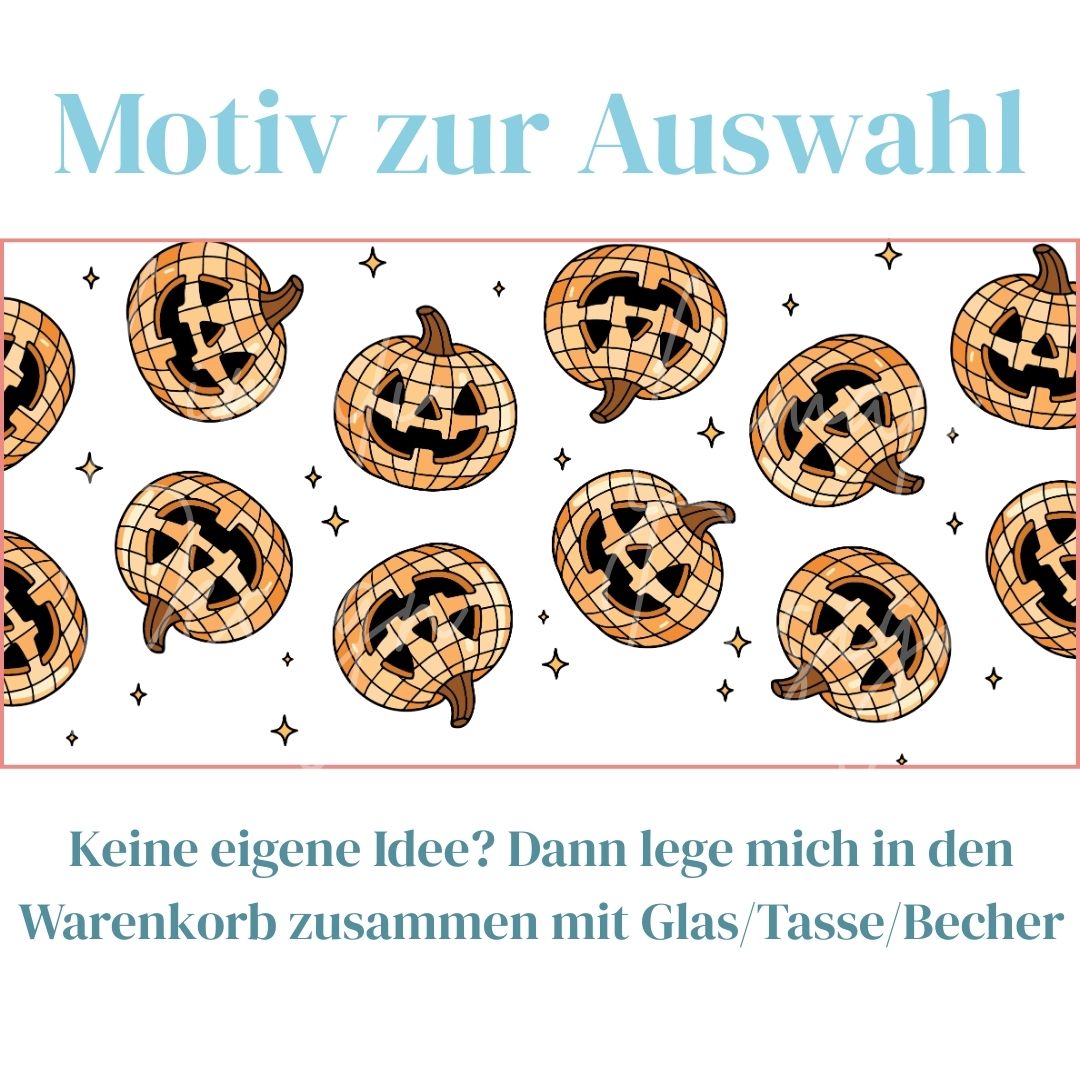 Kürbis Disko Motiv