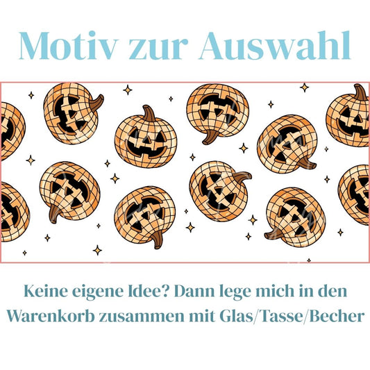 Kürbis Disko Motiv