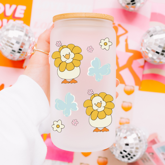 Gänse-Blümchen Glas