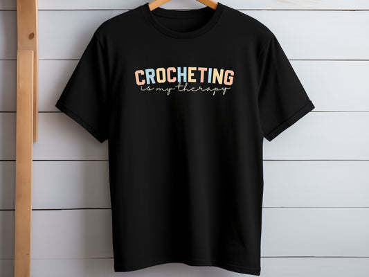 Crocheting is my theraphy - bis 5 XL - verschiedene Farben
