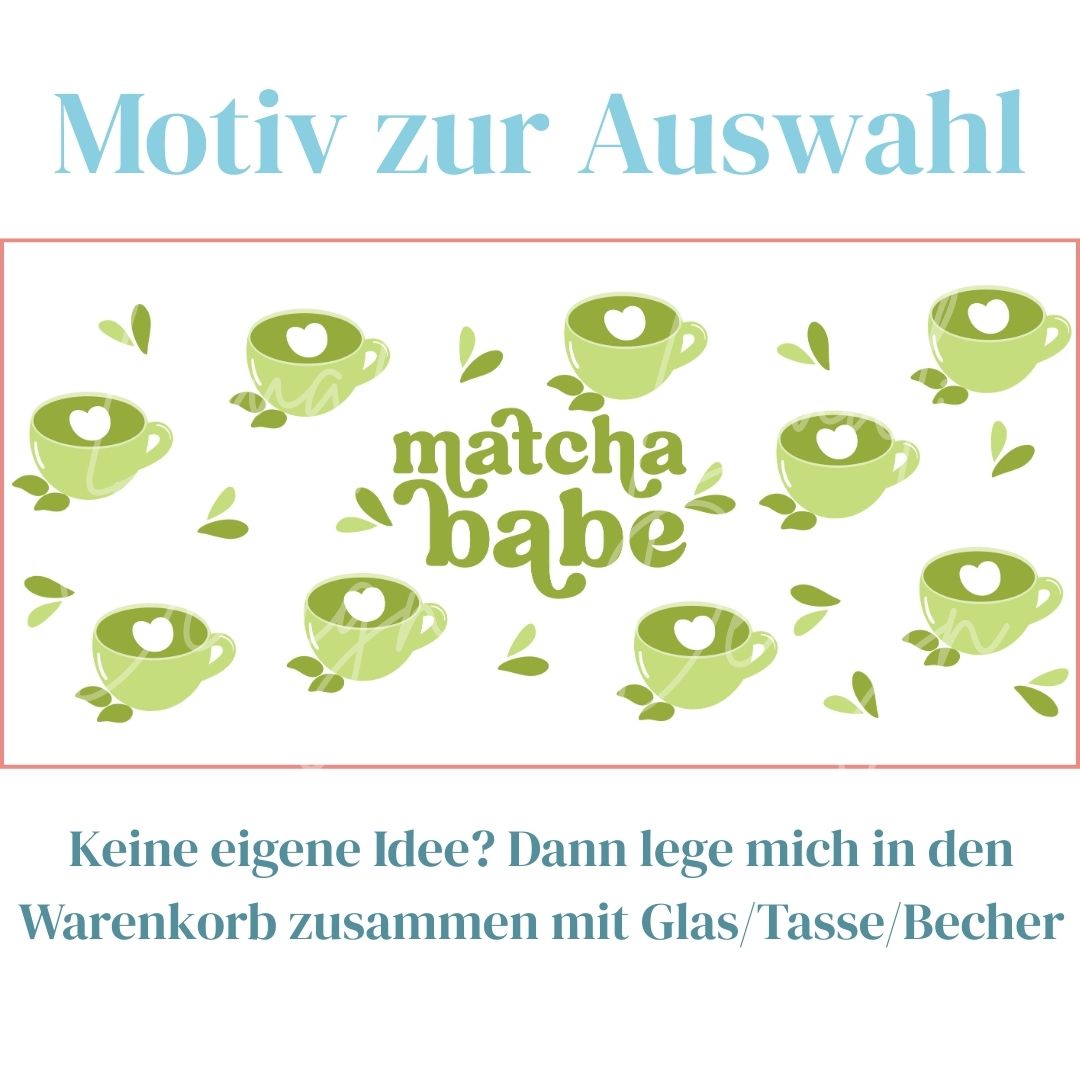 Matcha Babe Motiv