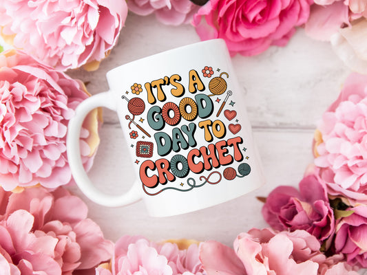 Good Day Crochet Tasse