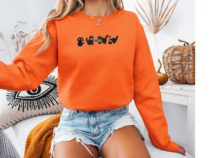 Black Cats - orange