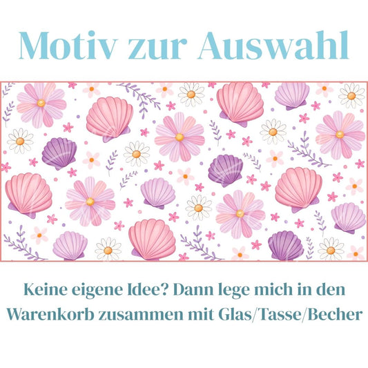 Blumen Muschel Motiv