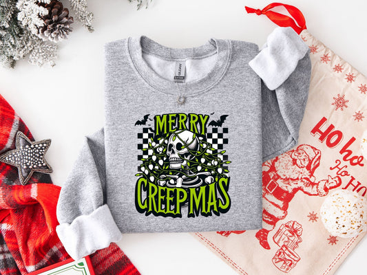 Retro Merry Creepmas - bis 5 XL - verschiedene Farben