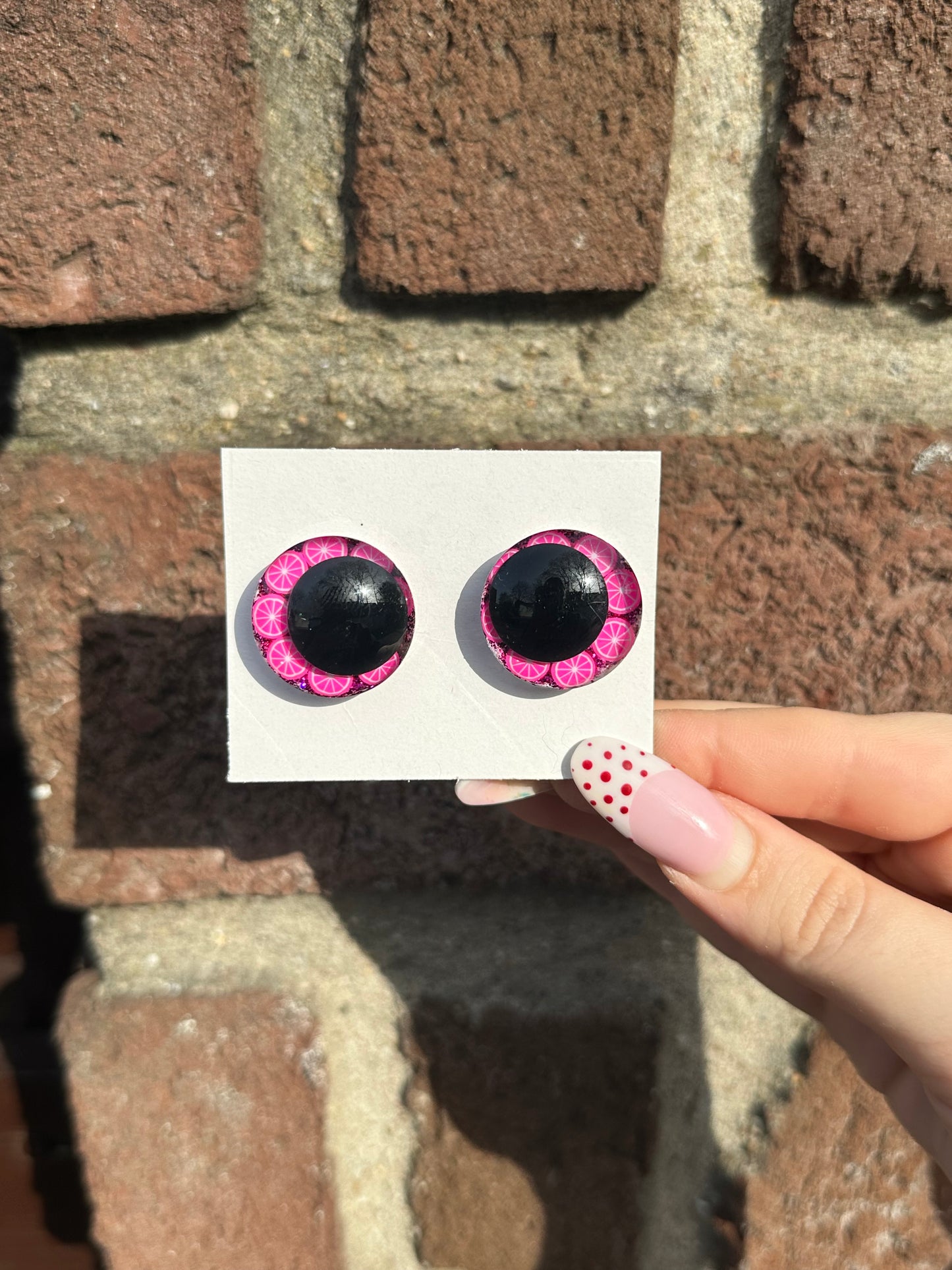 Pinke Marmelade Sicherheitsaugen 25mm