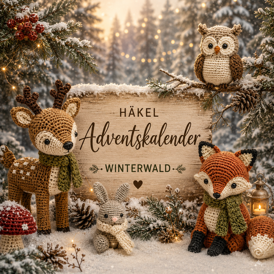 Häkel Adventskalender Winterwald