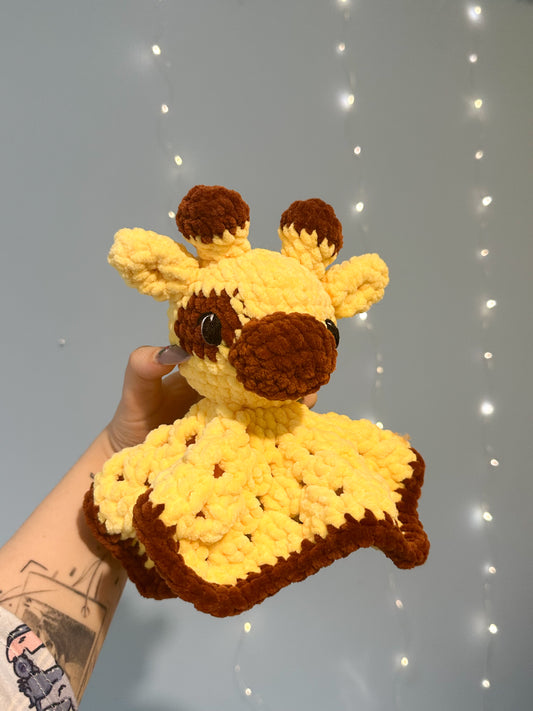 Shira die Giraffe - Schnuffeltuch Baumwollaugen