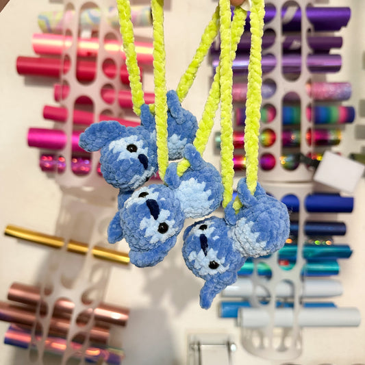 Blaues Alien Anhänger