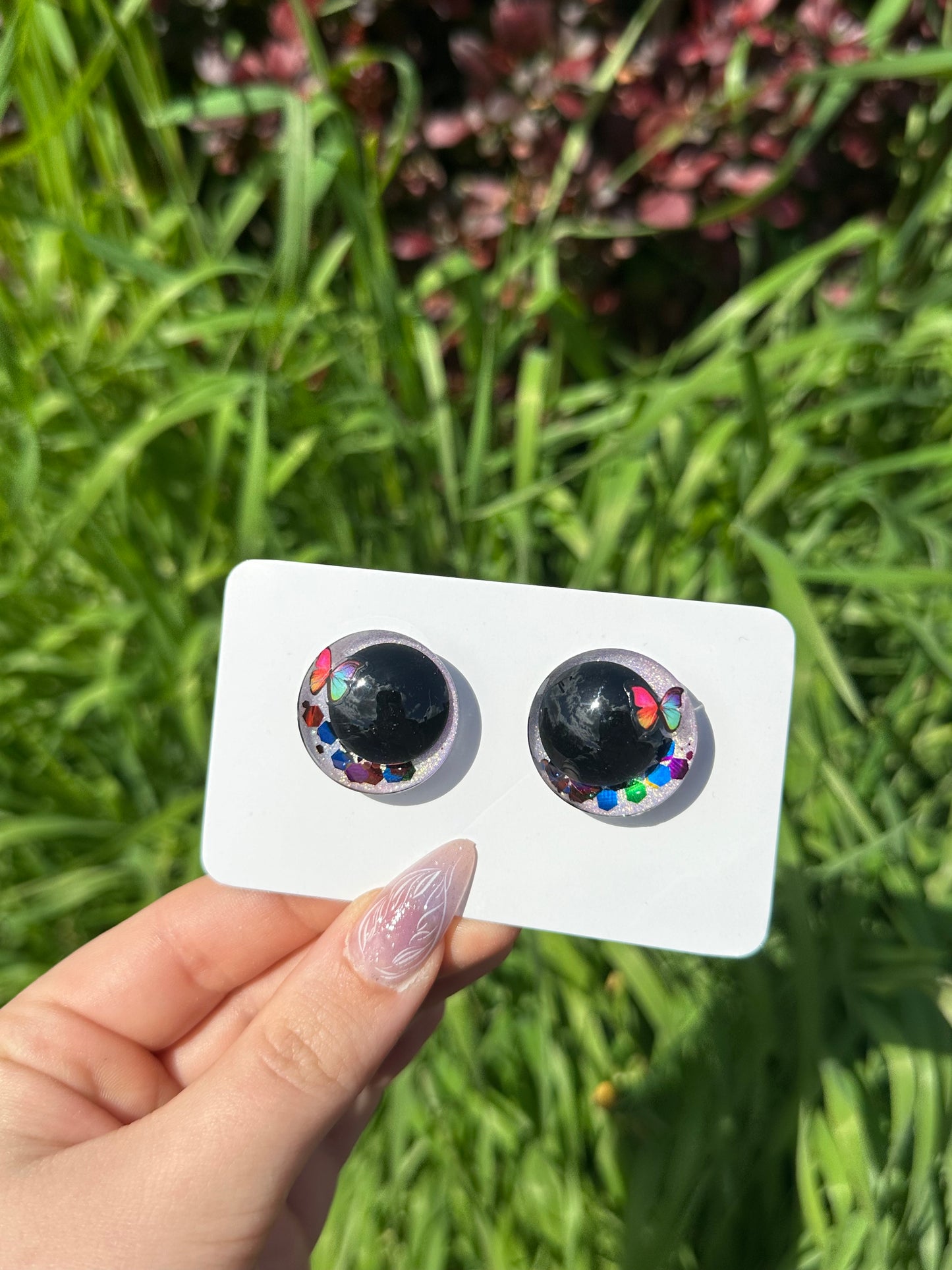 Sicherheitsaugen 25mm Aurora Bloom