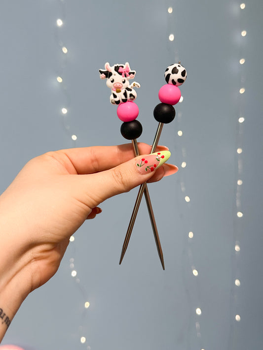 Amigurumi Sticks Kuh